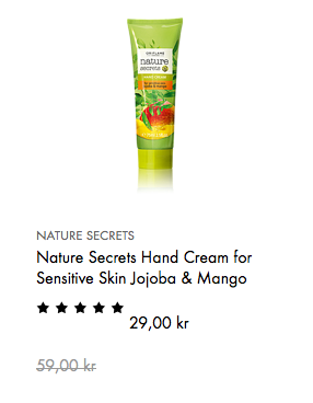 Nature Secrets Hand Cream